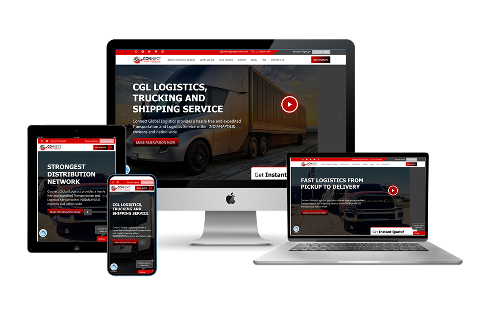 Connect Global Logistics Website